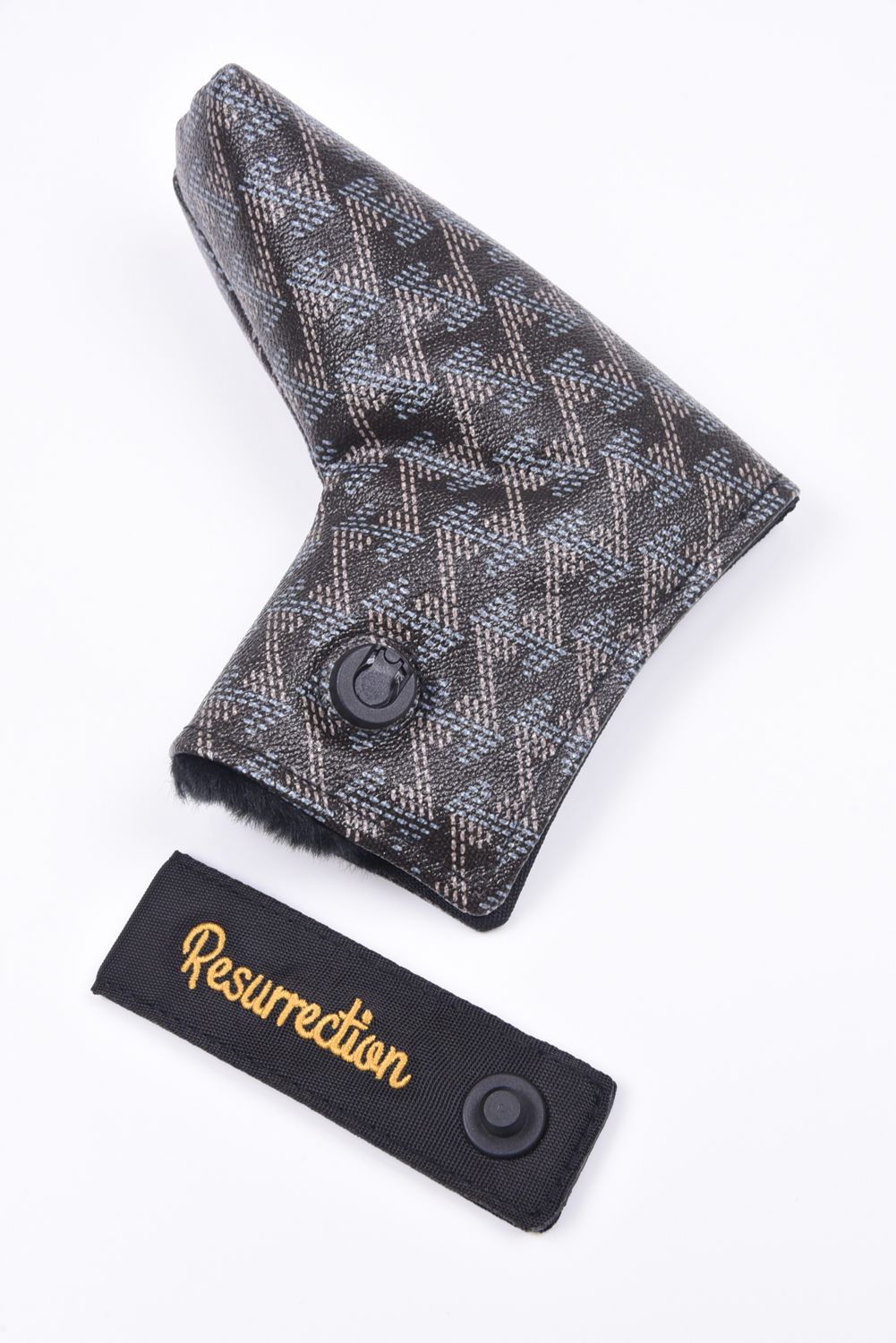 【10周年記念カラー】 Putter Cover (PING) No.2 / ブランドオリジナルテキスタイル パターカバー ピンタイプ (クラシックブラック)*