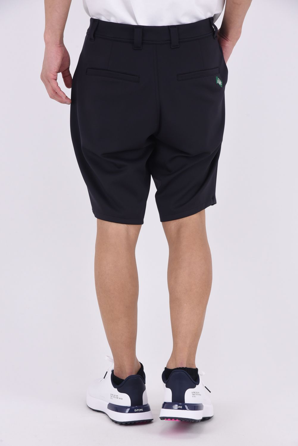 【26SS】 NEOPRENE DOUBLE PANTS / ネオプレーン サイドロゴ ショートパンツ （ブラック）