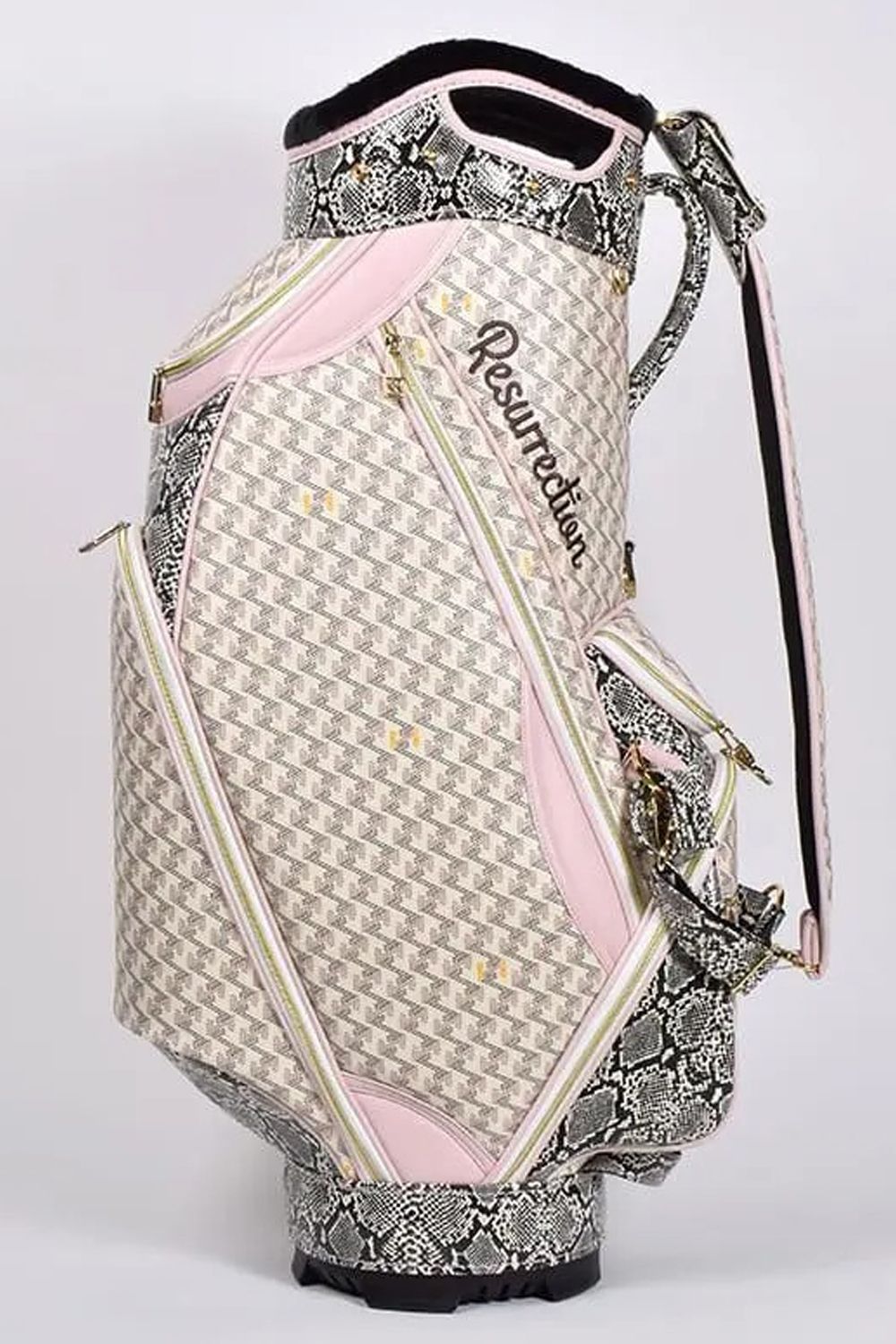 【銀行振込・代金引換不可】【返品・交換不可】【金田久美子プロモデル】 ORIOLA Pro (オリオラ プロ)  / カートタイプ キャディバッグ （パイソン）*