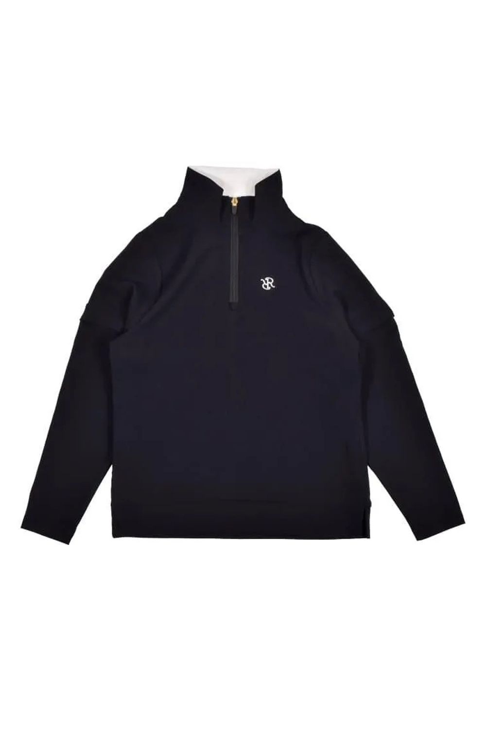 【26AW】【レディース】 DETACHABLE HALF ZIP SHIRT / スムースストレッチ生地 スリーブデタッチャブル 2WAYハーフジップシャツ (ブラック)*