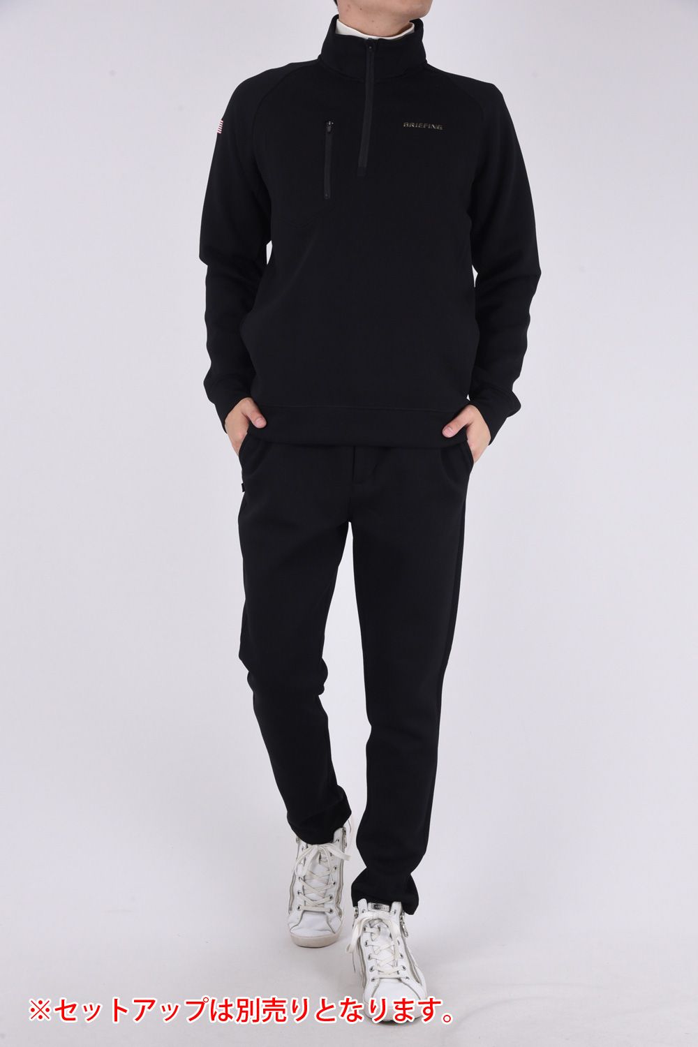 BRIEFING - 【秋冬仕様】 MENS WARM SLIM JOGGER PANTS / Bマークロゴ