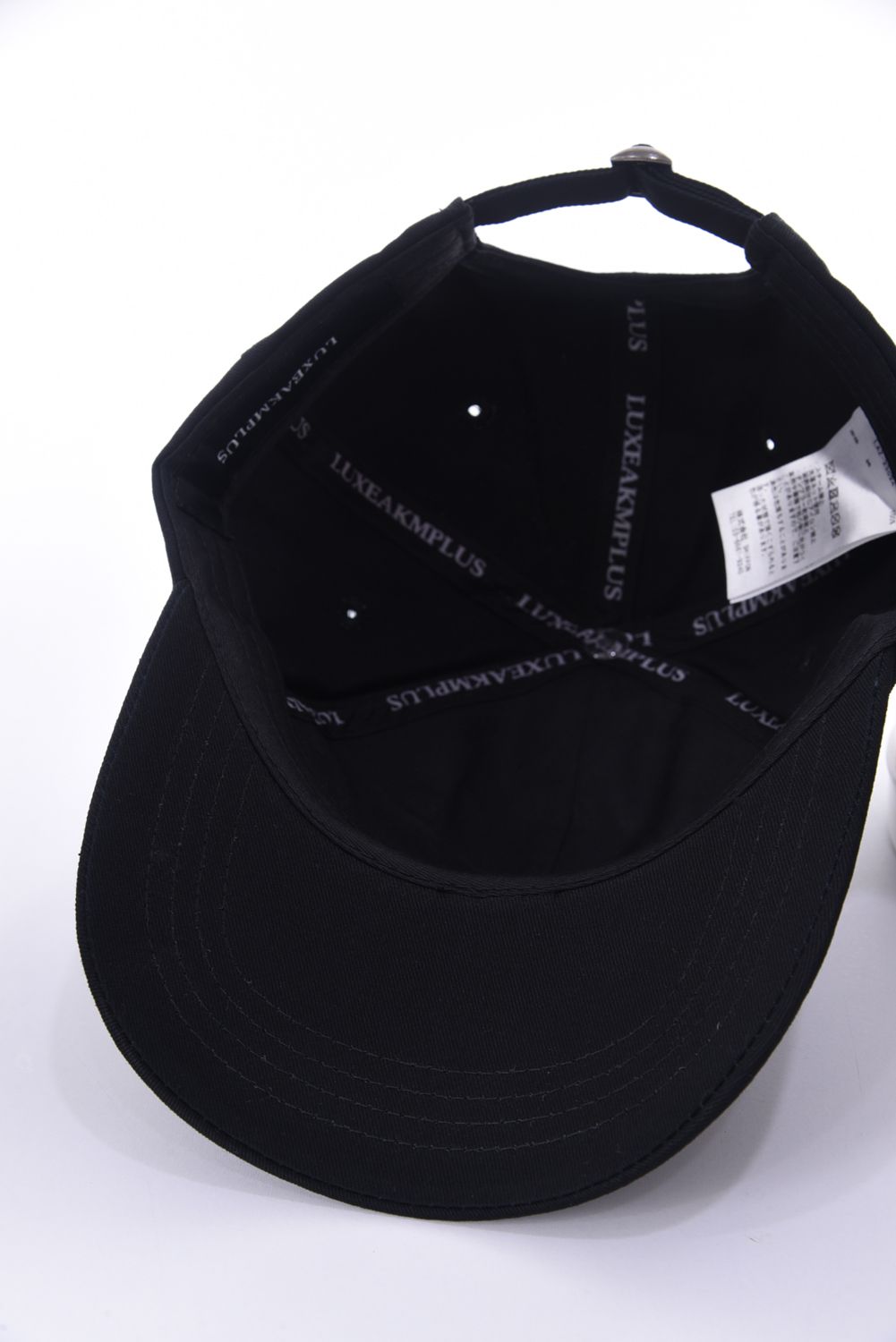 METAL PRINT LOGO CAP / メタルロゴ 6パネルキャップ (ブラック)