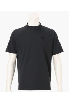 【26SS】 CE MEN’S BACK LOGO LINE HIGHNECK RF / ロゴテープ リラックスフィット モックネックTシャツ (ブラック)