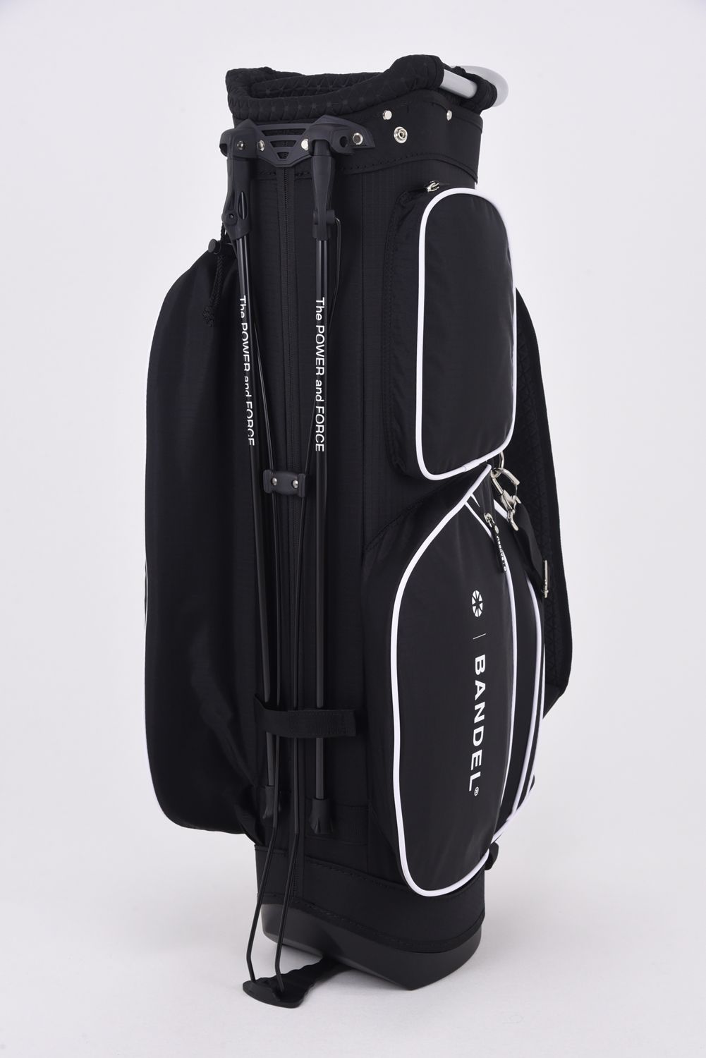 BANDEL GOLF - 【銀行振込・代金引換不可】【返品・交換不可】 RIPSTOP STAND CADDYBAG / リップストップ スタンド キャディバッグ (ブラック/ブラック) | GOSSIP GOLF