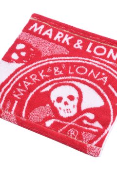 【プレゼント好適品】 HAND TOWEL(SMALL) / スカルカモフラージュ柄 今治 ハンドタオル (レッド)