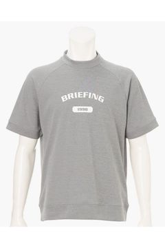 【26SS】 MEN’S COLLEGE LOGO HIGHNECK / カレッジロゴ リラックスフィット モックネックTシャツ (グレー)