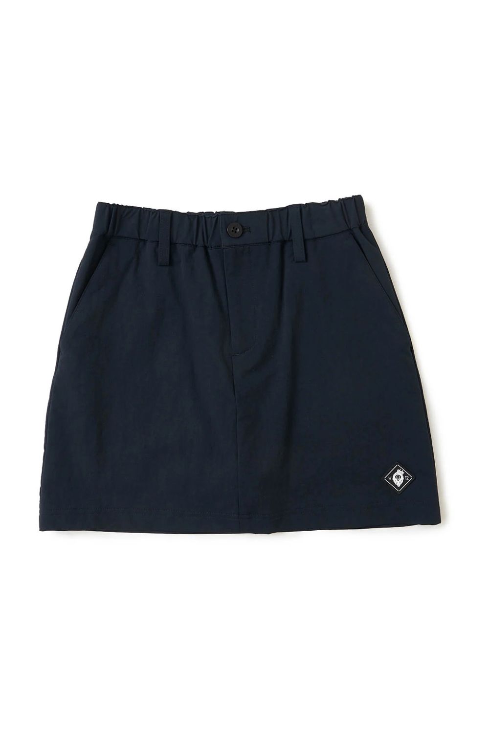 【26AW】【レディース】 MOLD LOGO SKIRT / 高撥水生地 バックロゴ ナイロンスカート (ブラック)
