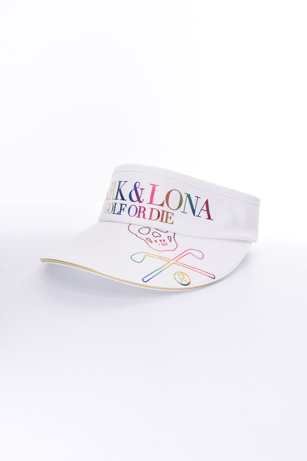 MARK & LONA レディース ゴルフバイザー MLF 5A FC24 WHITE 3%オフクーポン配布中】 MARK & LONA マークアンドロナ