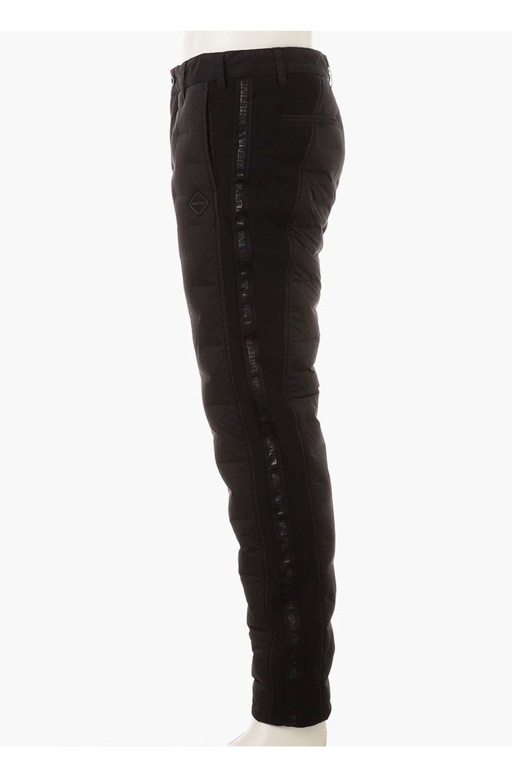 【25AW】 MEN'S HYBRID DOWN PANTS / ストレッチタフタ ダイヤモンドロゴ ハイブリッドダウンパンツ (ブラック)