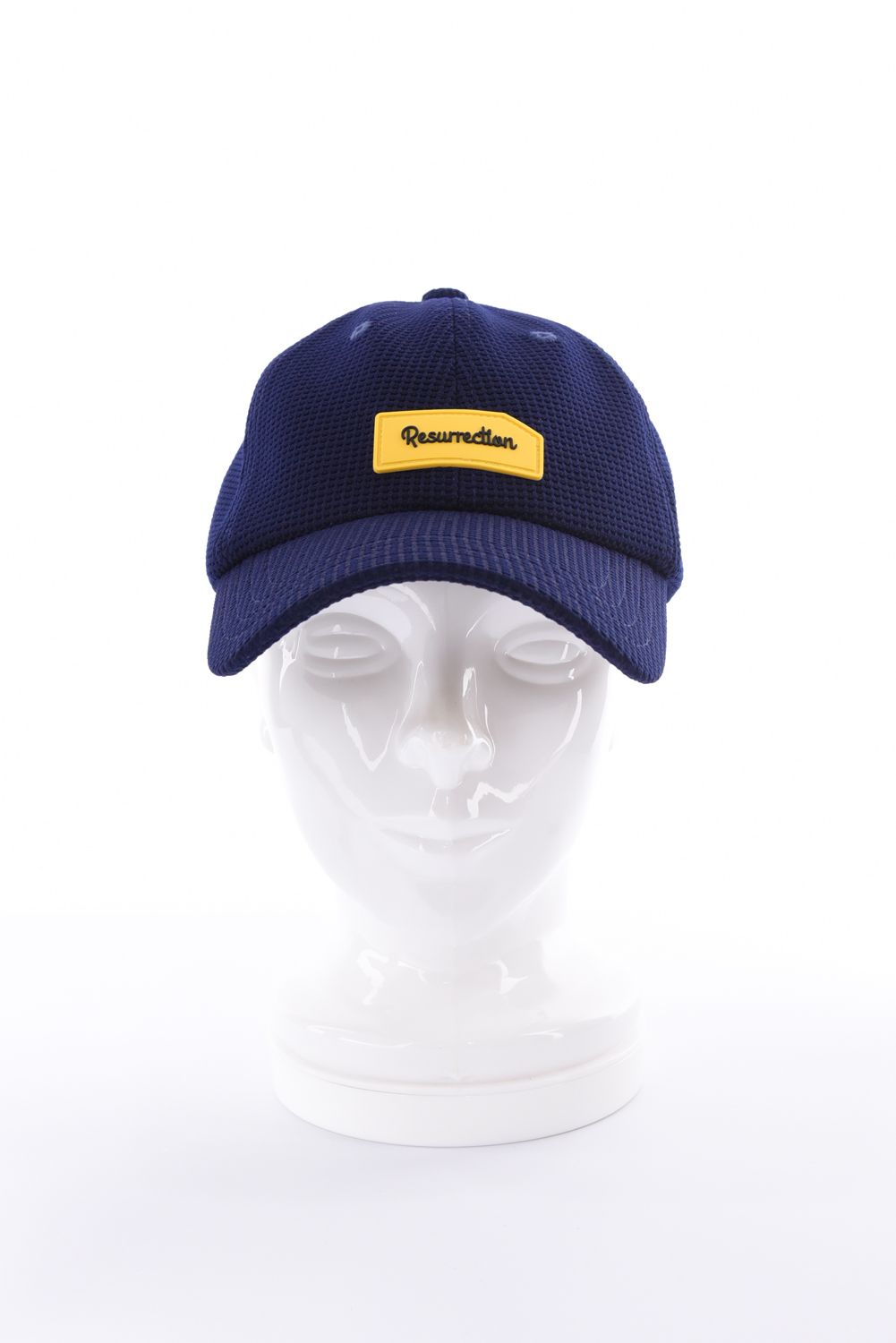 【26SS】 SILICON TAG WAFFLE CAP / シリコンタグ ワッフル キャップ (ネイビー)*
