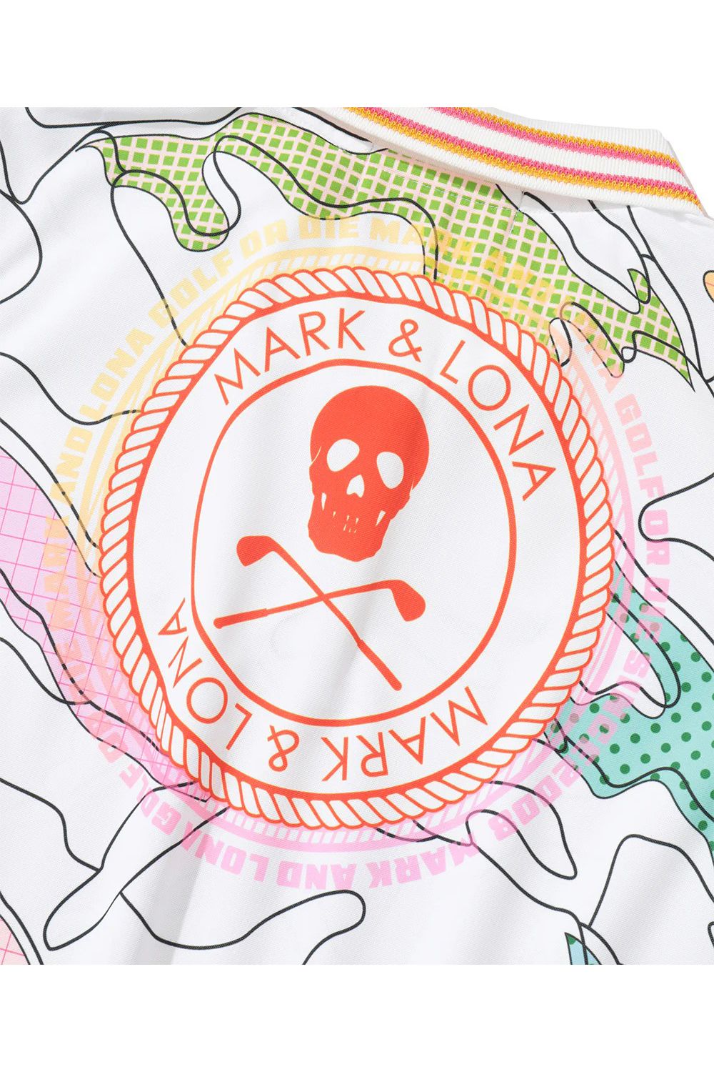 【26SS】【レディース】 AXON CAMO AIRTECH MICRO-PIQUÉ ZIP POLO / マイクロカノコ素材 カモフラージュプリント ポロシャツ (ホワイト)