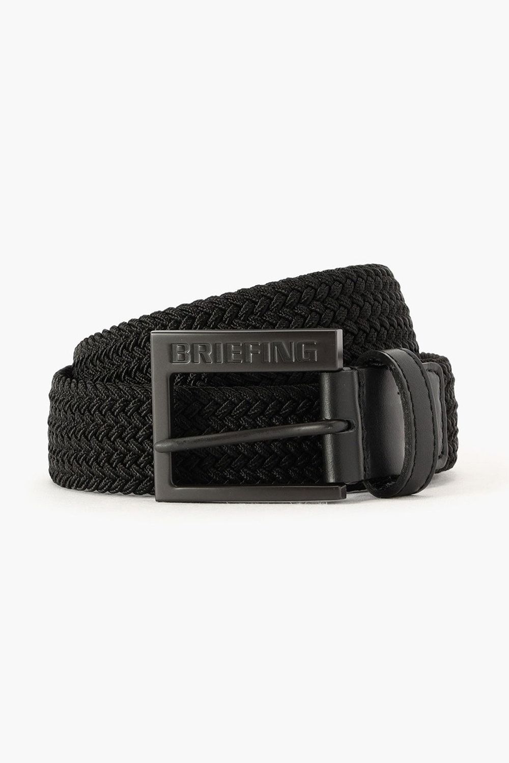 【26SS】 MS SQUARE BUCKLE MESH BELT / スクエアバックル メッシュベルト (ブラック)