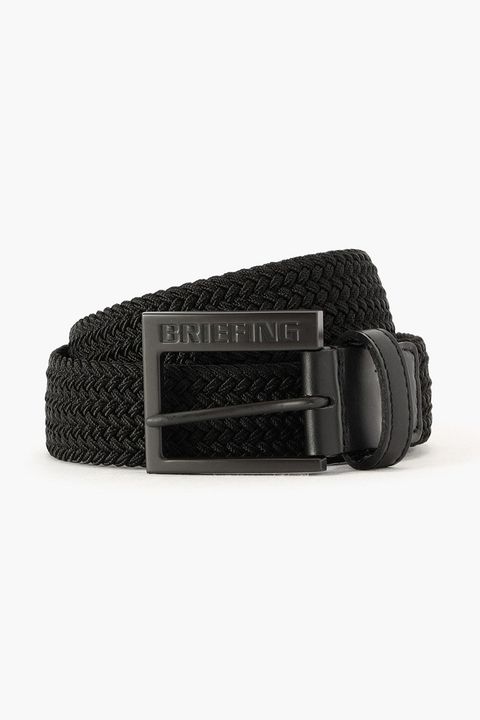 【26SS】 MS SQUARE BUCKLE MESH BELT / スクエアバックル メッシュベルト (ブラック)