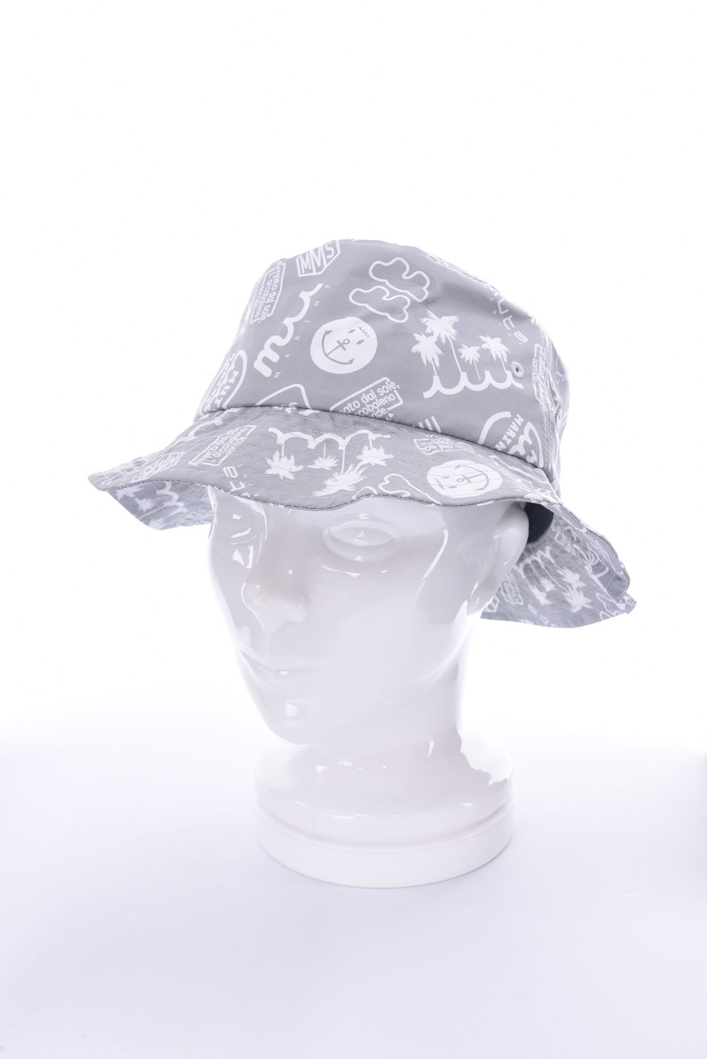 muta - WHOLE PATTERN BUCKET HAT / ランダムロゴ バケットハット 