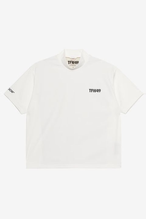 【26SS】【レディース】 RELAX MOCK NECK TEE / モックネックTシャツ (ホワイト/ベージュ)