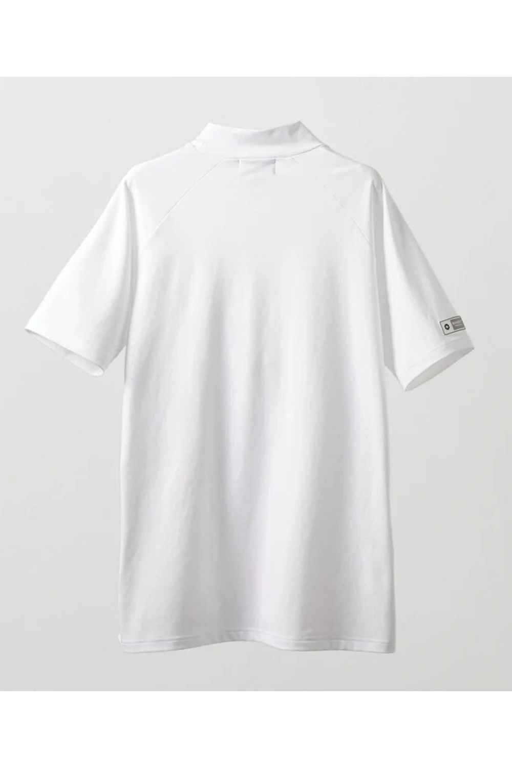 【26SS】 HEAT PUNCHING MOCK NECK / バックロゴ パンチング モックネックTシャツ (ホワイト)