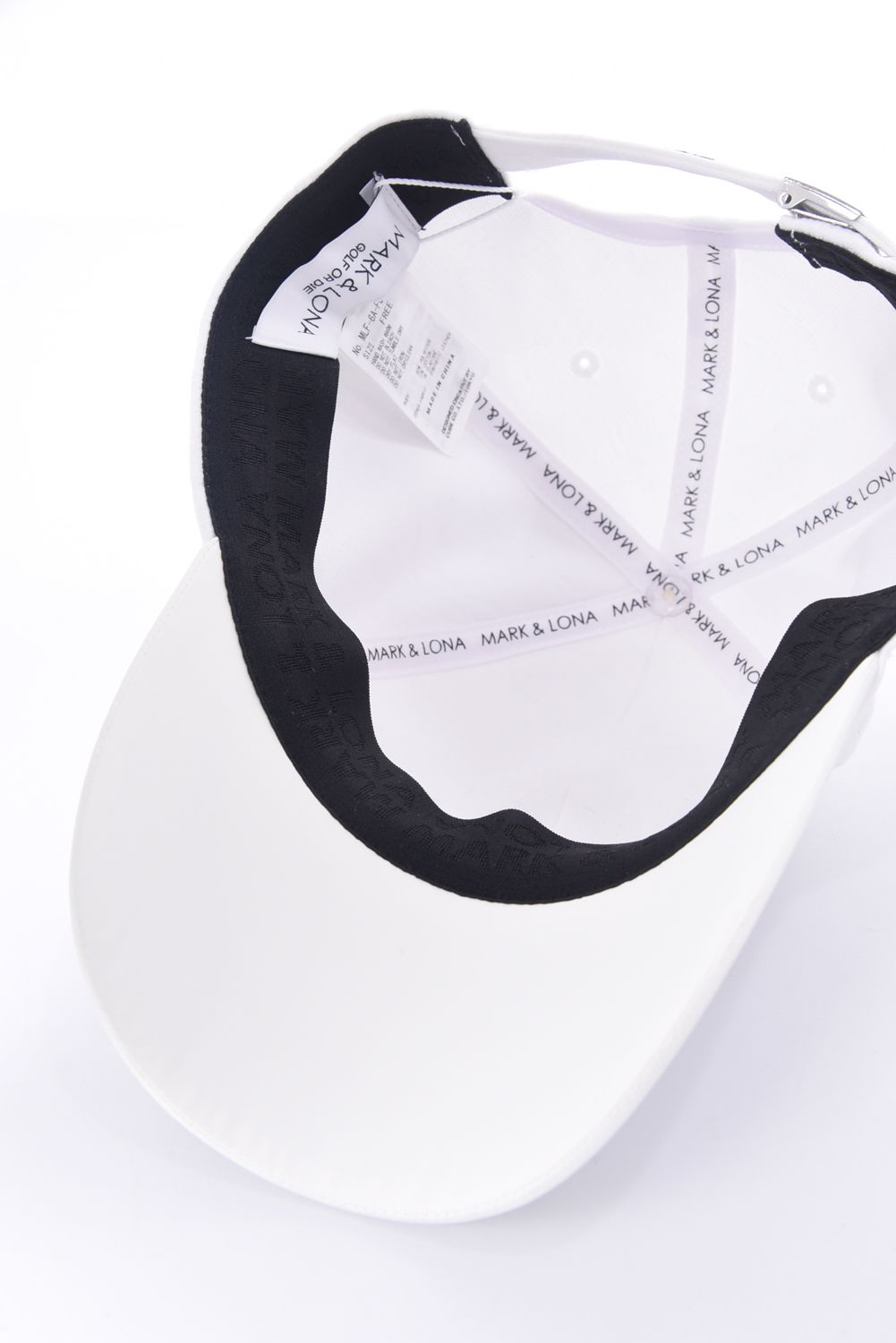 【26SS】 GAUGE CAMO LEATHER TRIM CAP / カモフラージュパターン 異素材切り替え メタルプレート ベースボールキャップ (ホワイト)