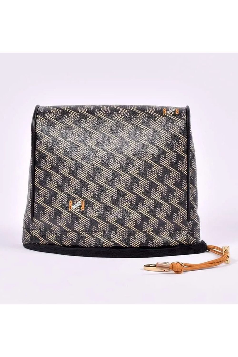 【26SS】 IRON HOOD (GM PVC) / PVC生地 オリジナルテキスタイル アイアンフード (ダークブラック)*