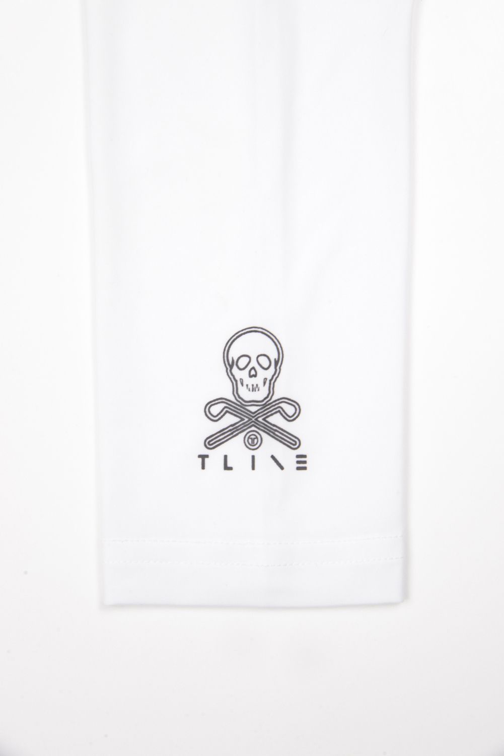 【26SS】【T-LINE】 ARM COVER / ブランドロゴ箔プリント アームカバー (ホワイト)