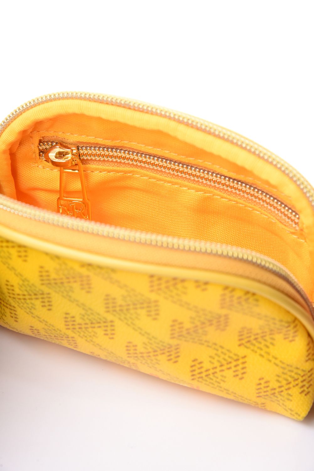 【プレゼント好適品】 KIWI PETIT (キウィ プチ)  / ブランド オリジナルテキスタイル プチ ポーチ (マスタード)