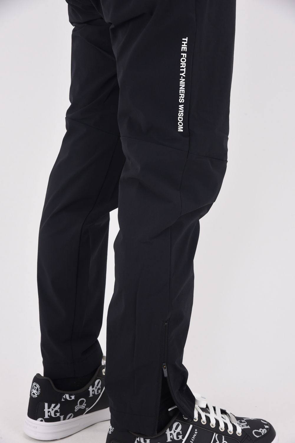 【25AW】 OCTA PANTS / 2WAYストレッチナイロン 裏起毛 ロングパンツ (ブラック)