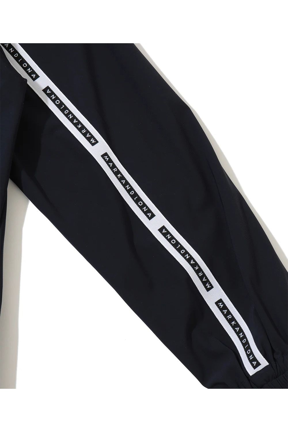 【26SS】【CODE COLLECTION】 THZJ / ストレッチナイロンタフタ ジャカードテープ ジップアップブルゾン (ネイビー) (4月中旬入荷予定)