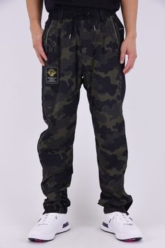 【26AW】 PLURI CAMO TECHNICAL PANTS / スカルカモフラージュ サイドファスナー ロングパンツ (ブラック)