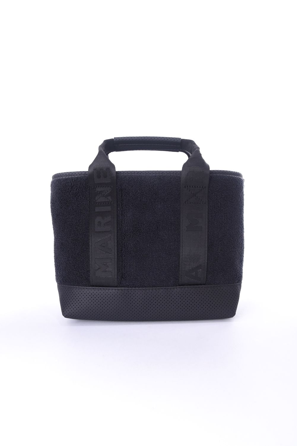 【26SS】 PILE PARTITION TOTE BAG / パイル生地 パーテーショントートバッグ (ブラック)