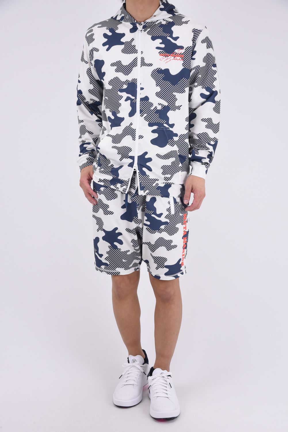 【26SS】 RUSH SHORT PANTS (DIAGONAL CAMO) / ダイアゴナルカモフラージュ ラッシュガード ショートパンツ (ホワイト)