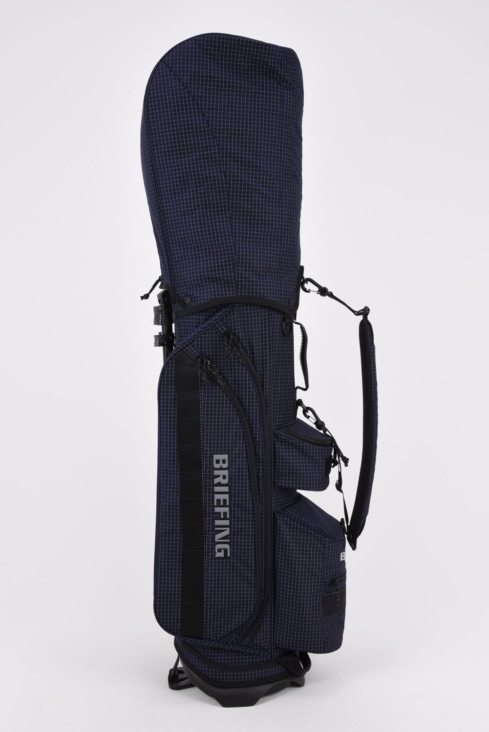 【26AW】【REFLECTIVE COLLECTION】 CR-7.5 REF / リフレクター生地 スタンドタイプ キャディバッグ (ネイビー)
