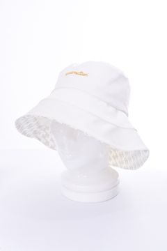 SUNSHADE BUCKET HAT / ブランド オリジナルテキスタイル サンシェード バケットハット アイボリー