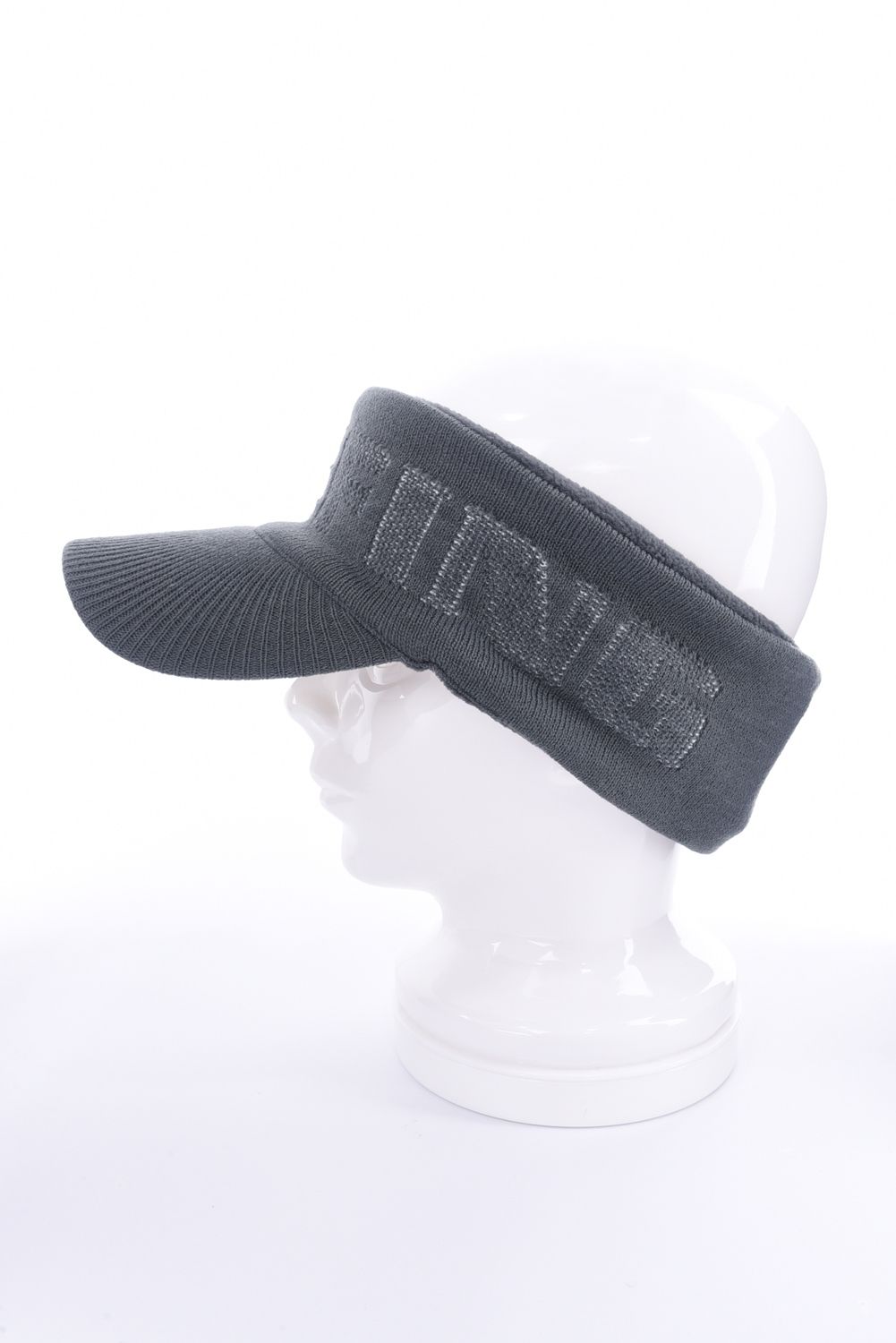 BRIEFING - KNIT VISOR / ブランドロゴ ニットサンバイザー ブラック