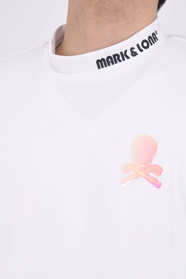 MARK&LONA - EWING MOCK NECK TEE / 軽量ダンボールニット素材  