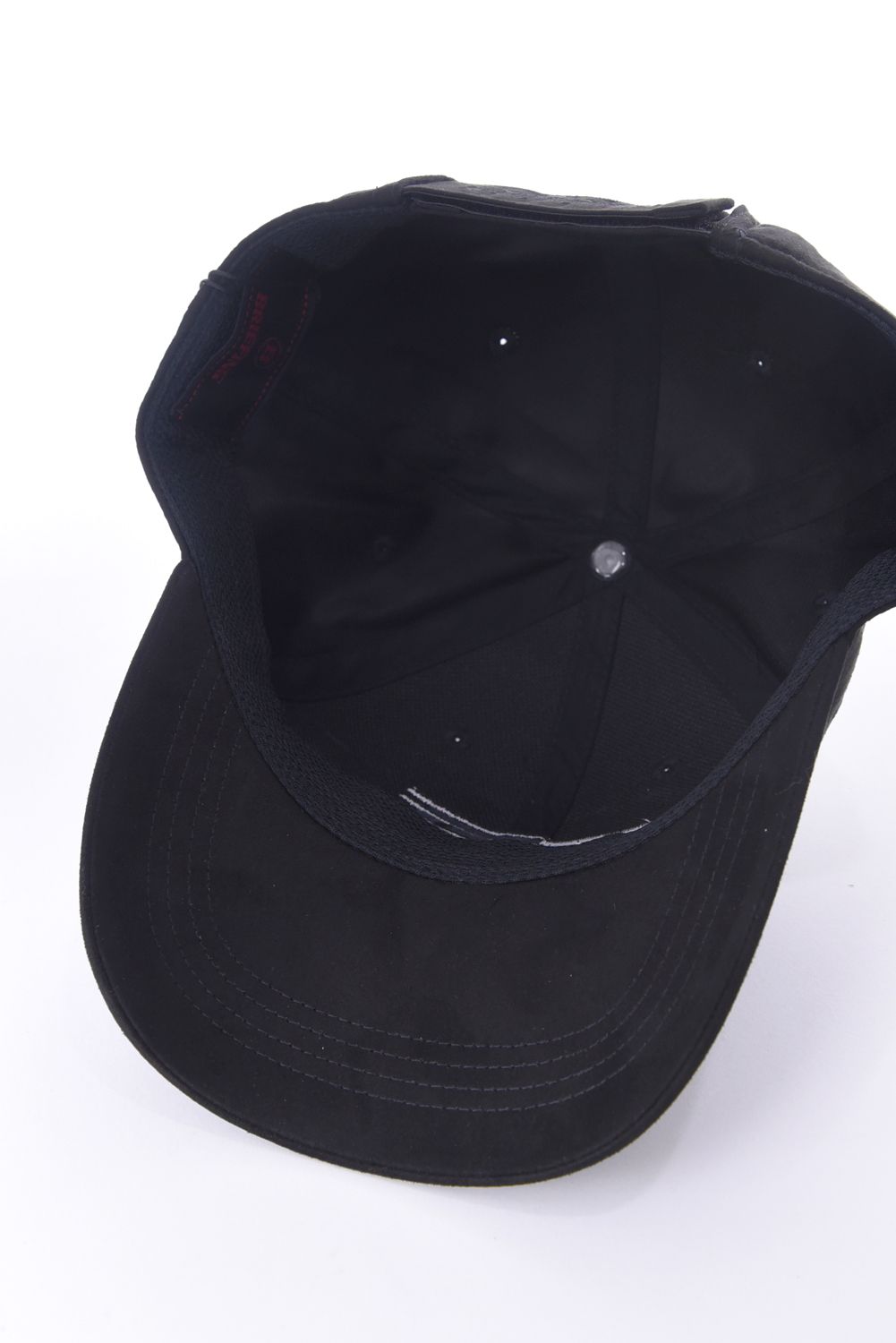 SUEDE CAP / スウェード生地 キャップ (ブラック)