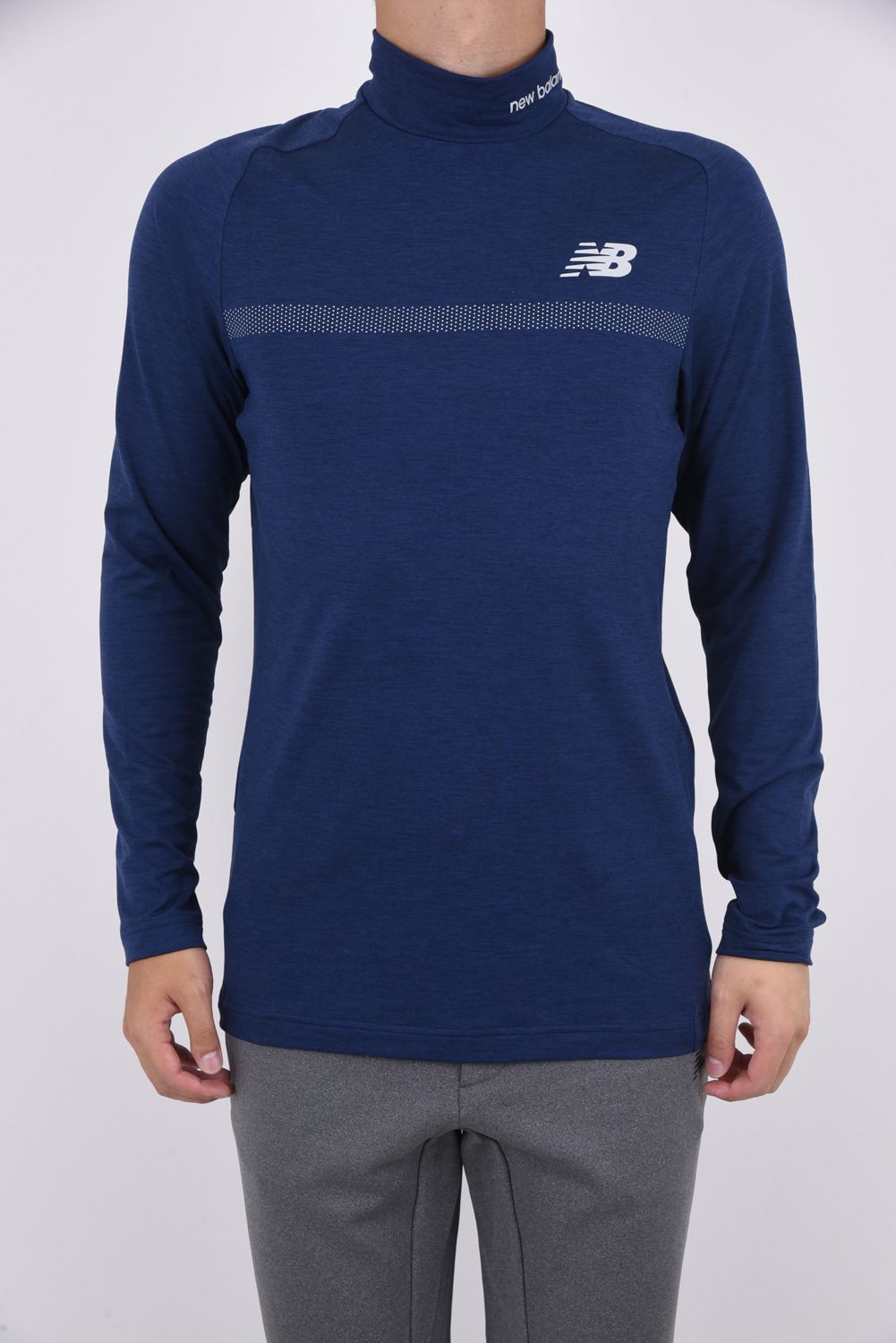 new balance golf - L/SLEEVE MOCK NECK PULLOVER / モック