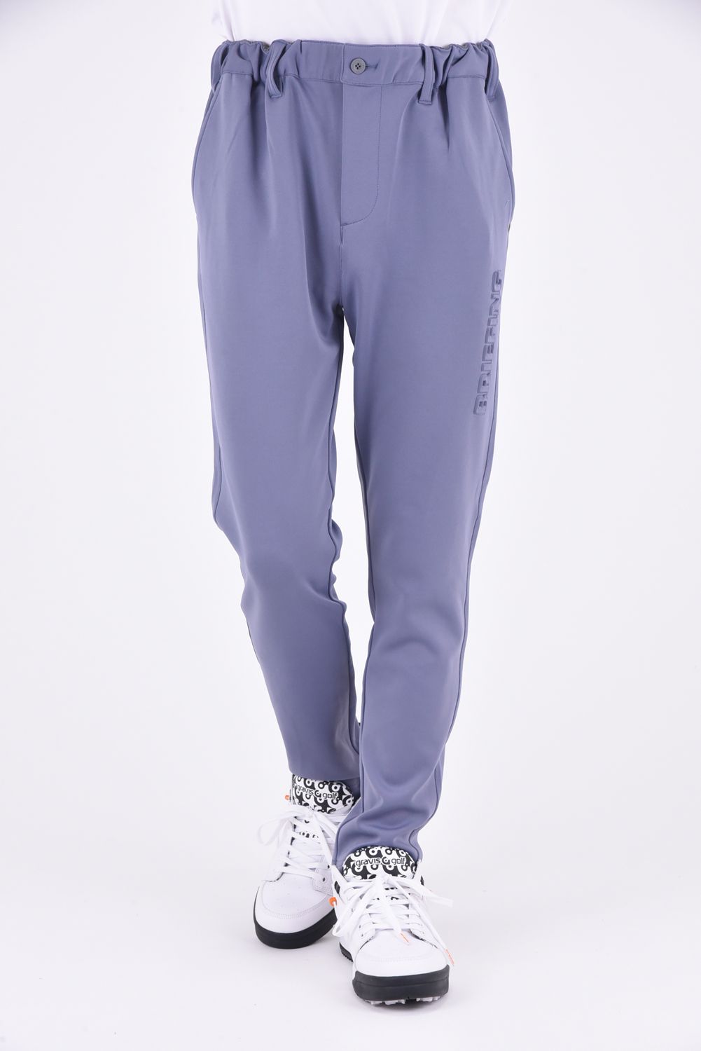 BRIEFING GOLF MENS 3D LOGO SLIM PANTS-