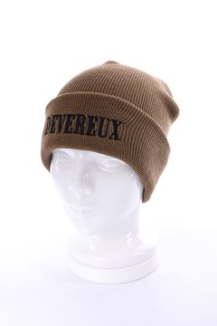 【26AW】 DVG LOGO BEANIE / ブランドロゴ刺繍 ニットビーニー (ブラウン)