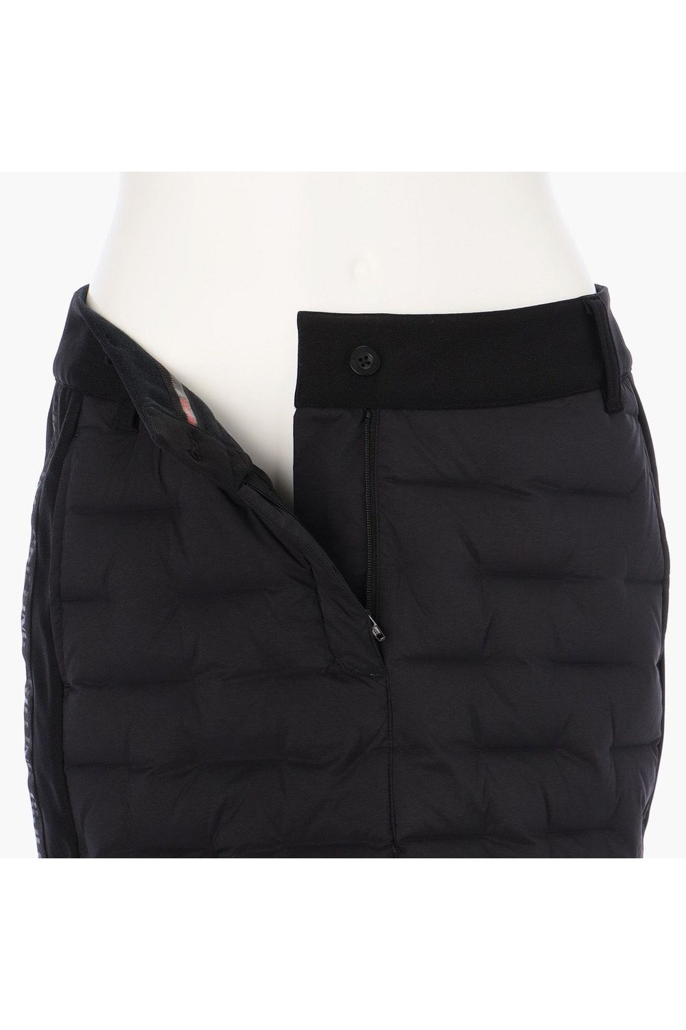 【25AW】【レディース】 WOMEN'S HYBRID DOWN SKIRT / ストレッチタフタ ダイヤモンドロゴ ハイブリッドダウンスカート (ブラック)