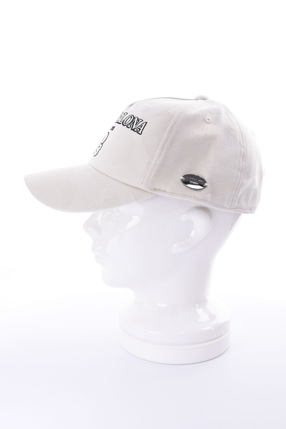 【26AW】 MERCURY CAMO STRETCH CAP / シグネチャーカモ ブランドロゴ刺繍 ストレッチキャップ (オフホワイト)