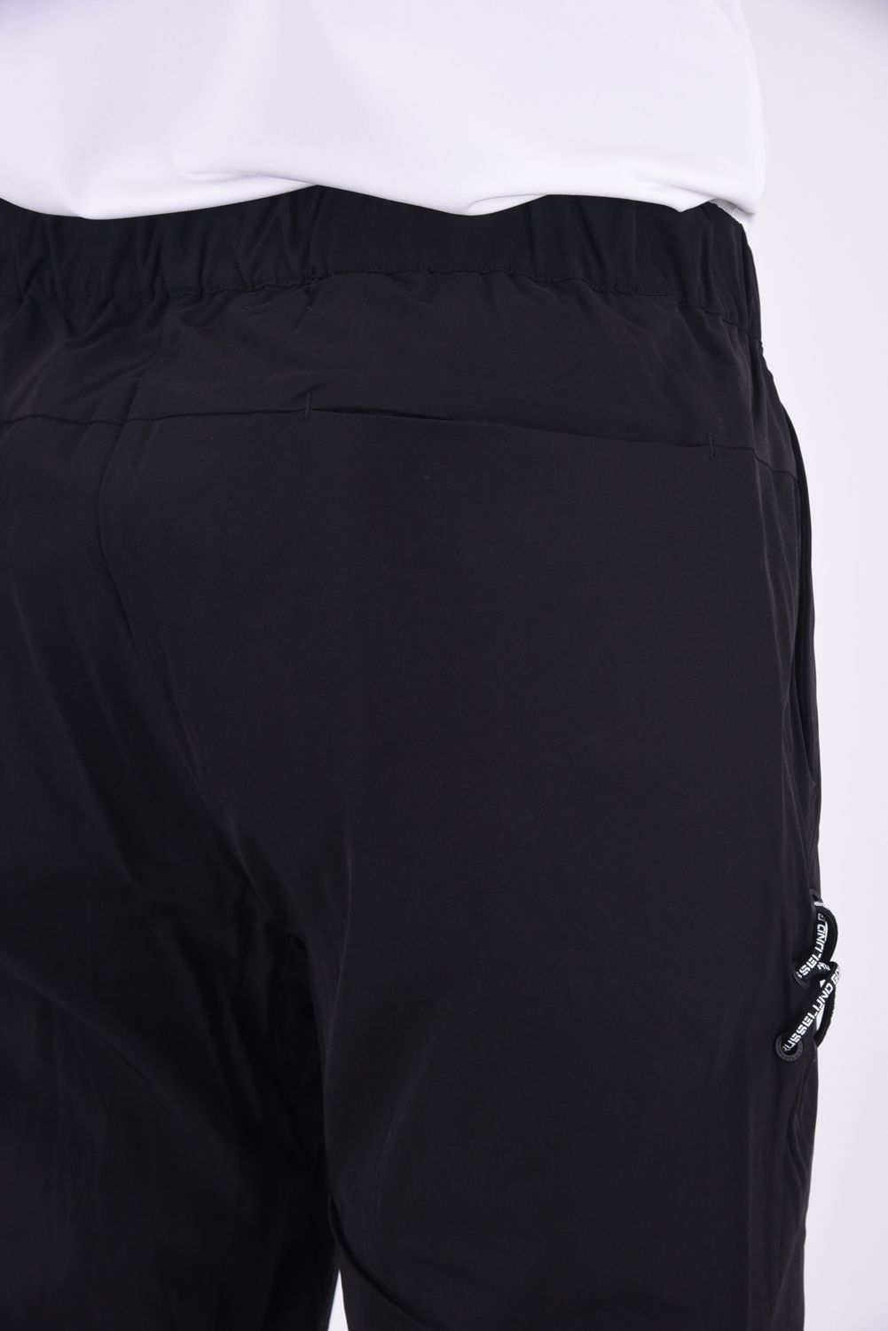 WIND BREAK PANTS / ロゴ ワイド ウィンドブレーカーパンツ ブラック