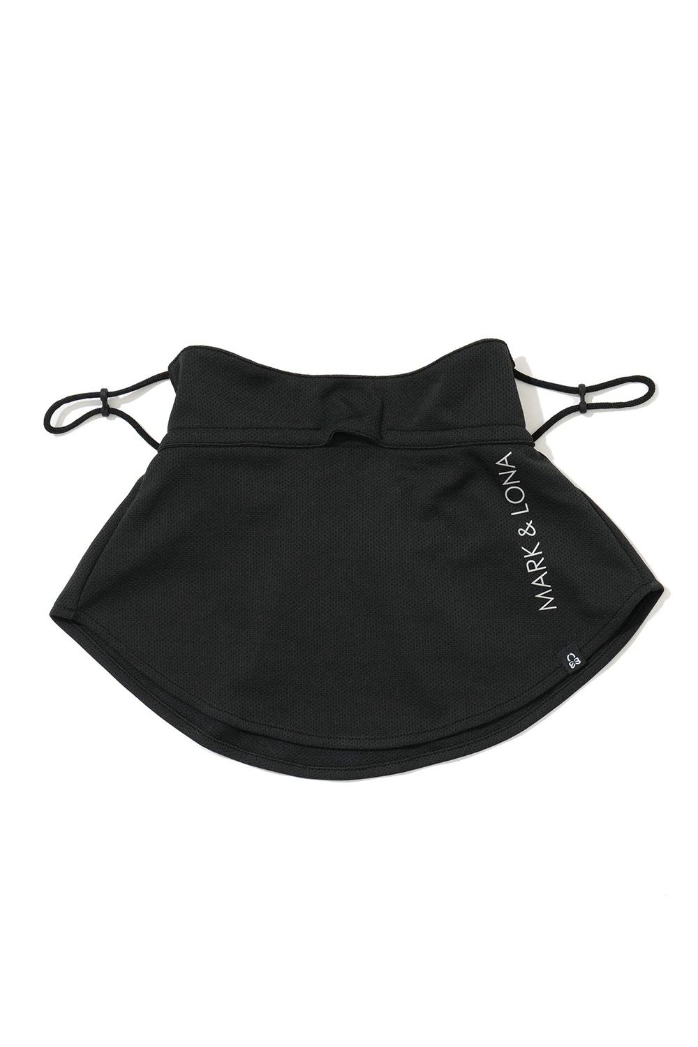 【26AW】 UV SHIELD FACE COVER / 接触冷感 UVカット ブランドロゴ フェイスカバー (ブラック)