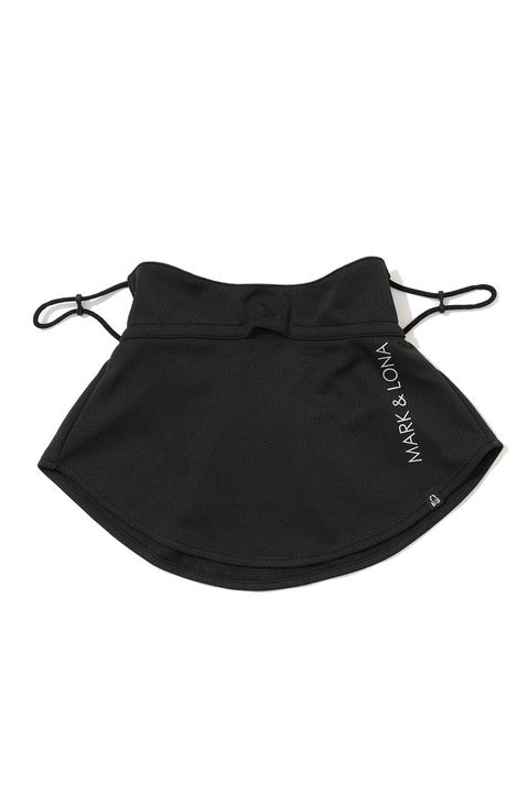 【26AW】 UV SHIELD FACE COVER / 接触冷感 UVカット ブランドロゴ フェイスカバー (ブラック)