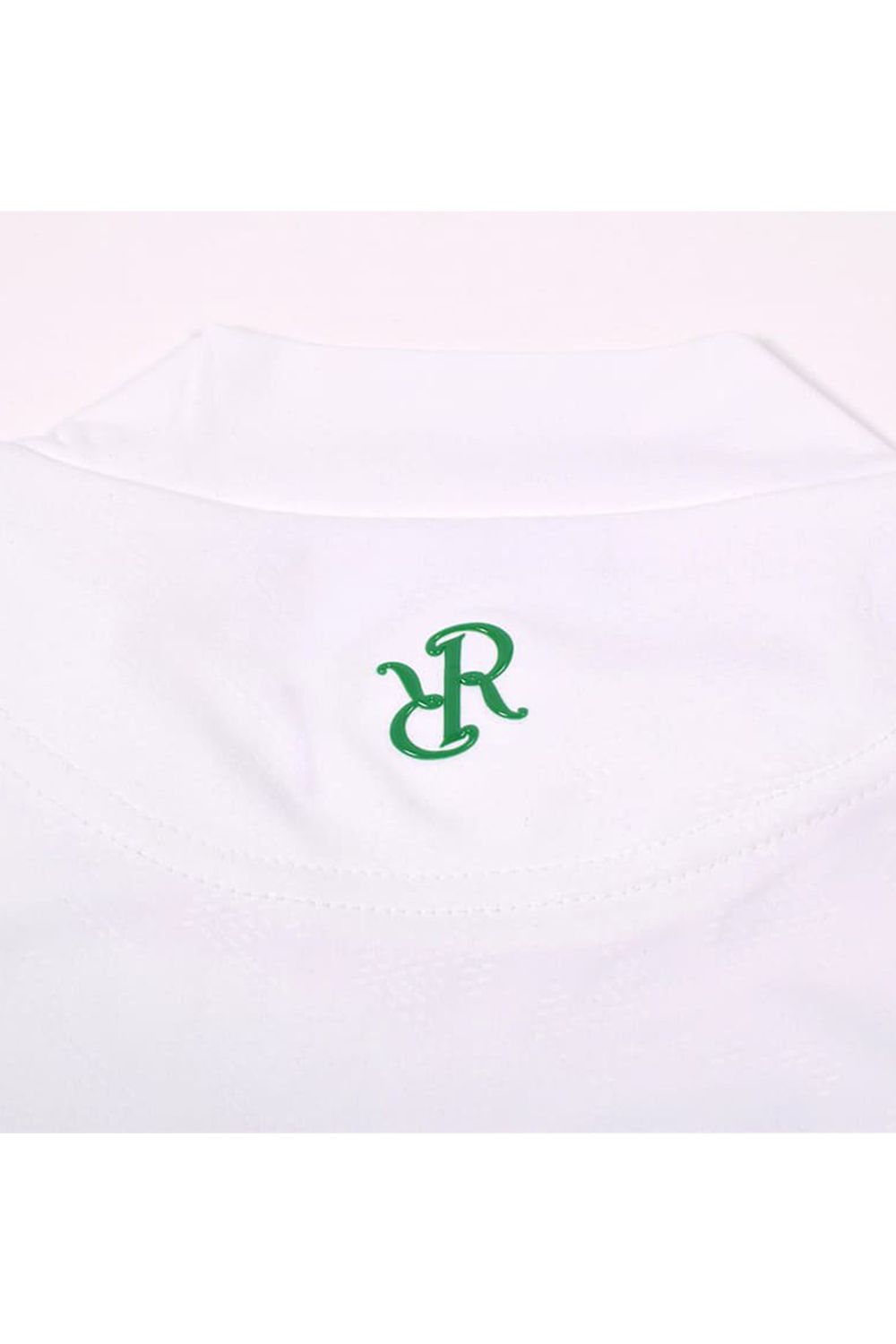 【25SS】MENS GM EMBOSS MOCK NECK / オリジナルテキスタイル モックネックTシャツ (ホワイト)