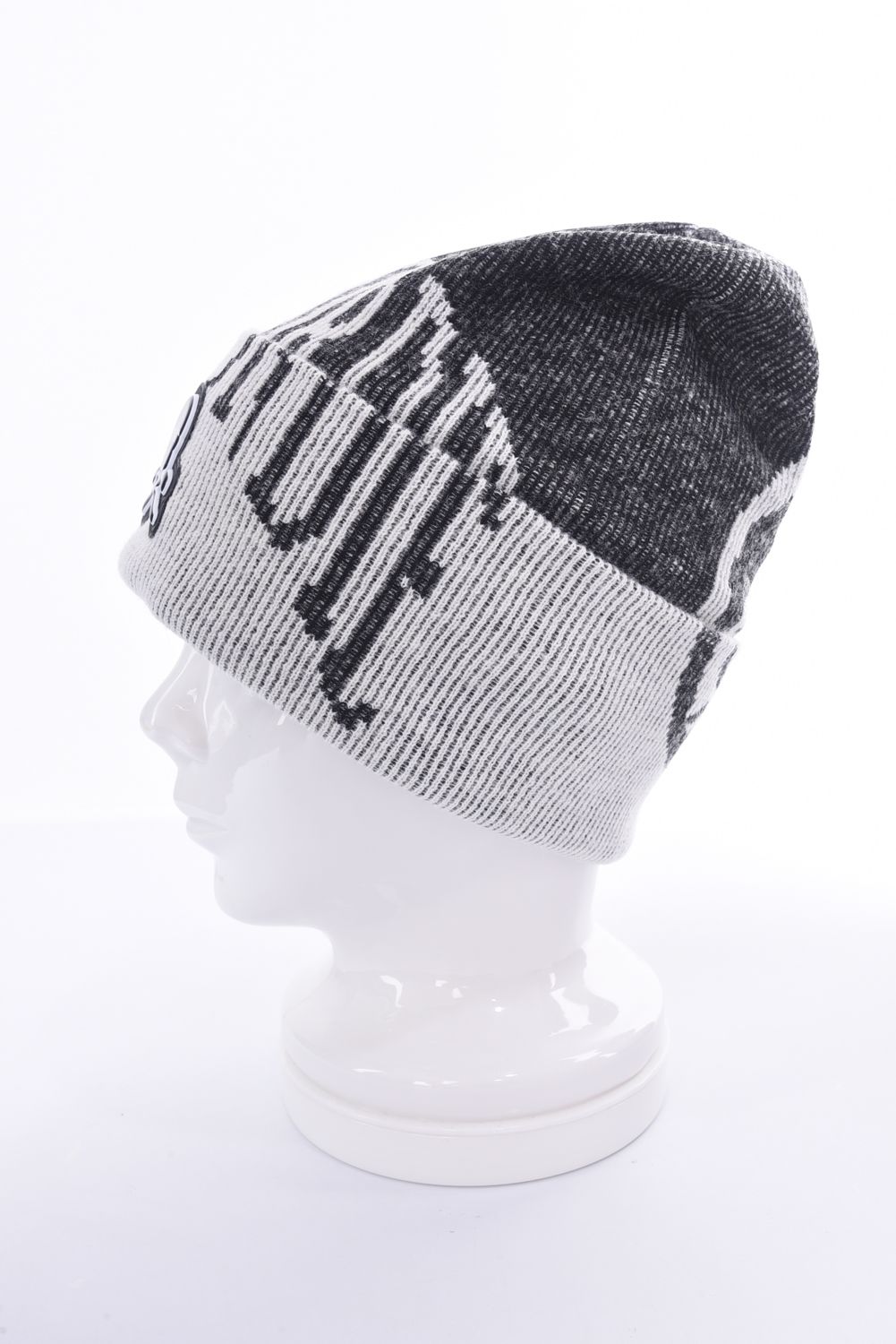 G.O.D MOHAIR BLEND BEANIE / ビッグロゴ ブランクスカル ニットビーニー (ホワイト)