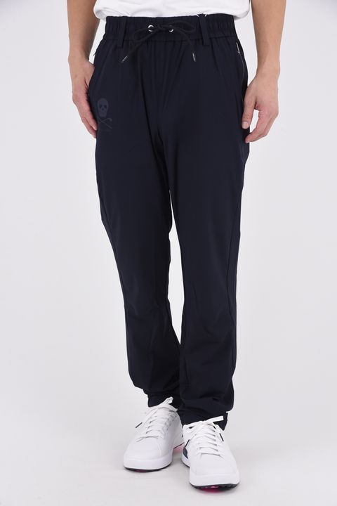 【26SS】 ROGUE AIRFLOW TECH PANTS / 高機能ナイロン パンチングスカルロゴ テクニカルロングパンツ (ネイビー)
