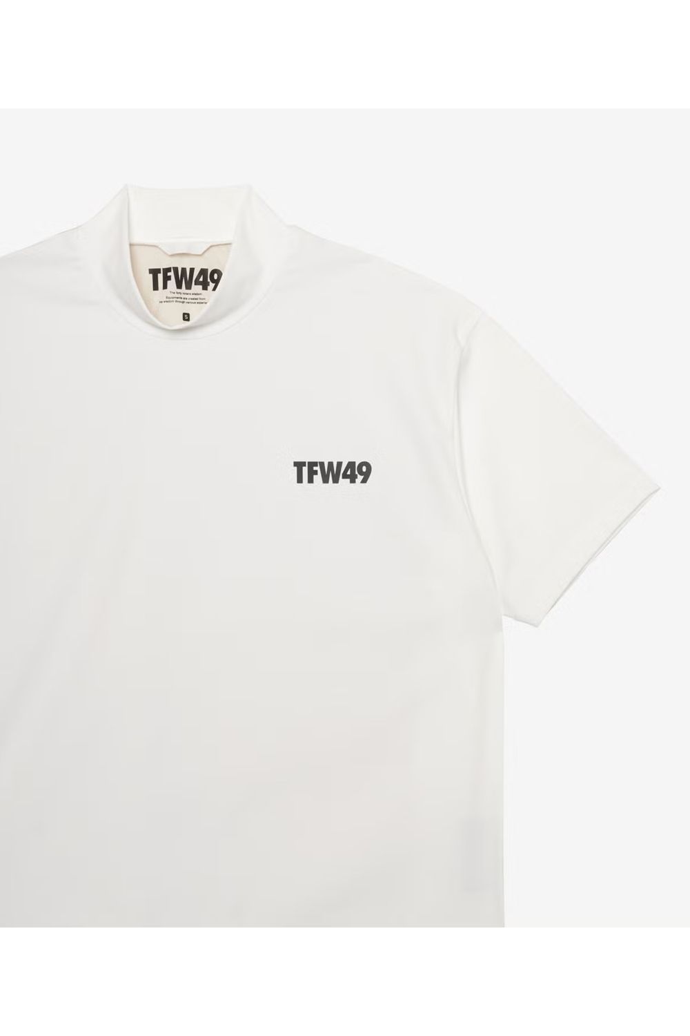 【26SS】【レディース】 RELAX MOCK NECK TEE / モックネックTシャツ (ホワイト/ベージュ)
