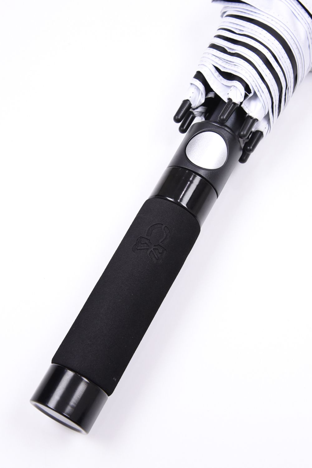 【26AW】 SHELTER CANOPY UMBRELLA / レインボーカモ 自動オープン機能 UVカット 大型アンブレラ (ホワイト)