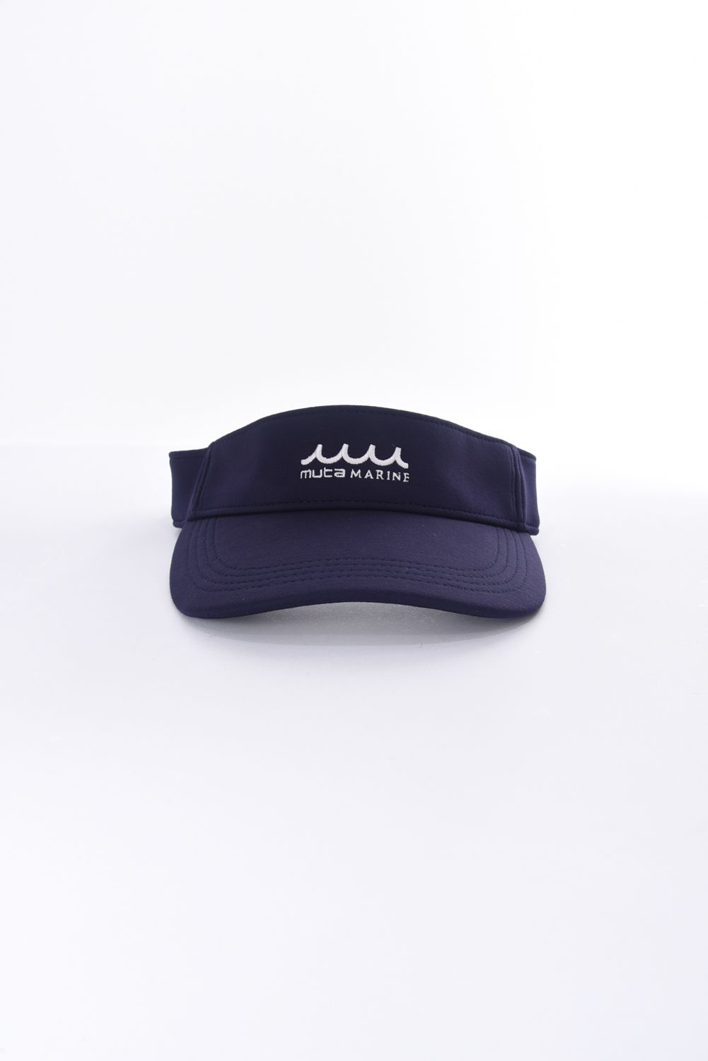 SWEAT VISOR / スウェット素材 ウェーブロゴ サンバイザー (ネイビー)