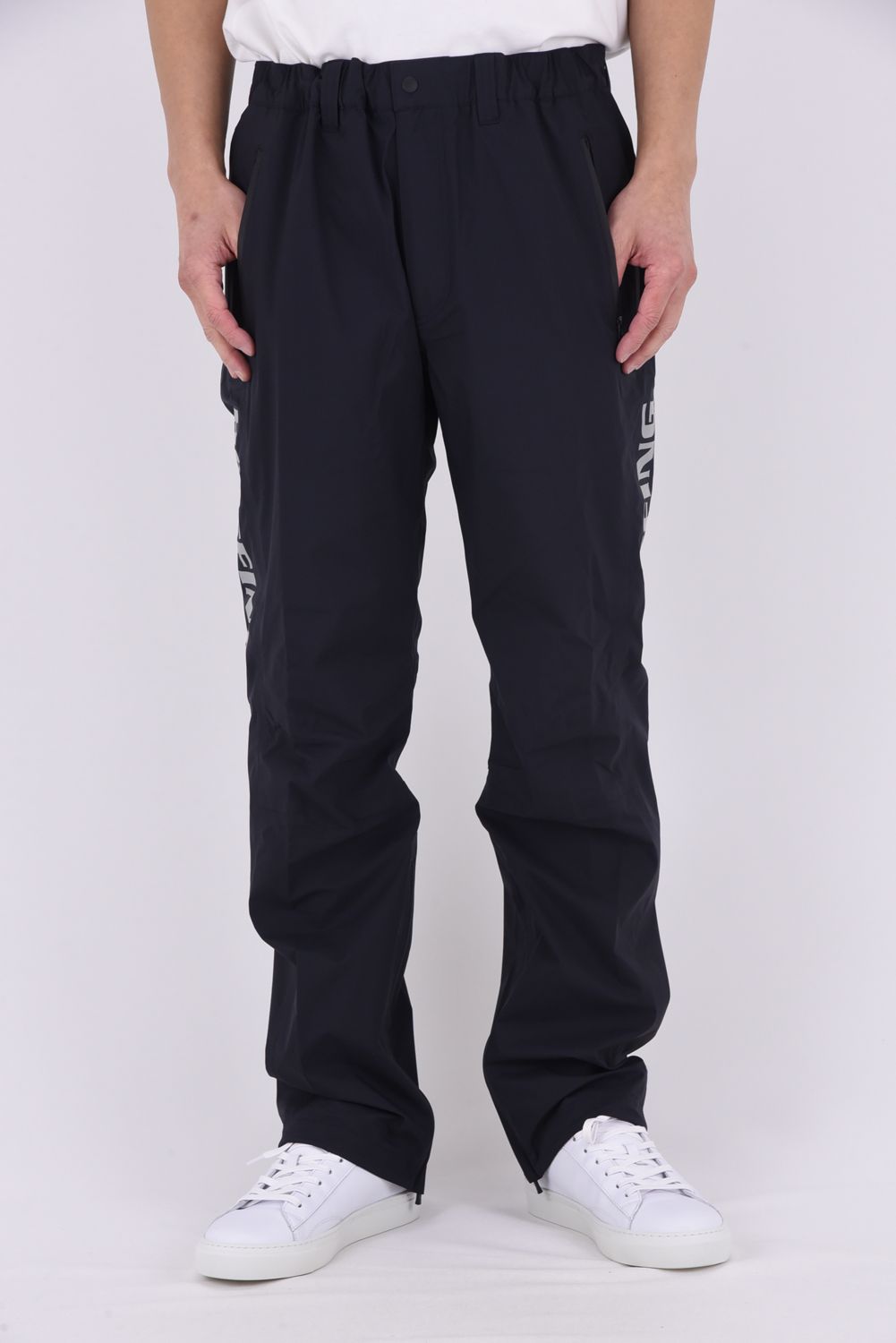 【26SS】 MEN'S WATERPROOF PANTS / マイクロリップナイロン レインパンツ (ブラック)