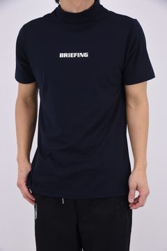 【26SS】 MEN'S TOUR HIGHNECK / ベーシック ブランドロゴ モックネックTシャツ (ネイビー)